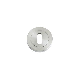 Blank Profile Escutcheon 52mm dia Polished Chrome