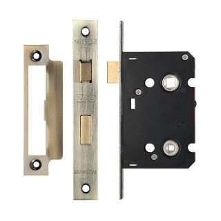  Bathroom Lock 2 1/2  Florentine Bronze