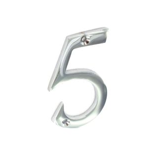 75mm Chrome Numeral no 5