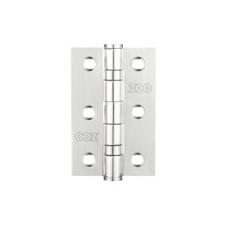 Zoo 75mm x 50mm Polished Stainless Steel Ball Bearing Hinges