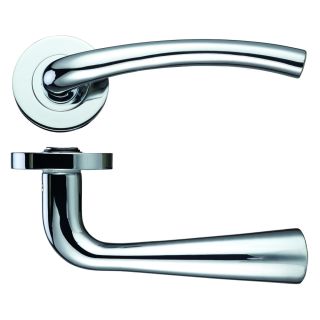 Assisi Lever on Rose (Chrome Plated)