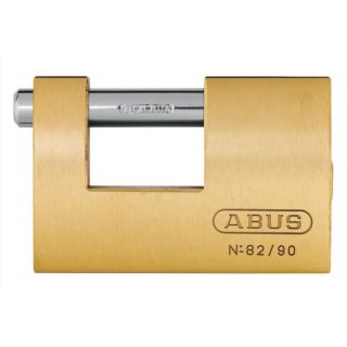 Abus 82/90C 90mm Brass Monoblock Padlock