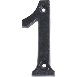 Black Antique Numeral no 1