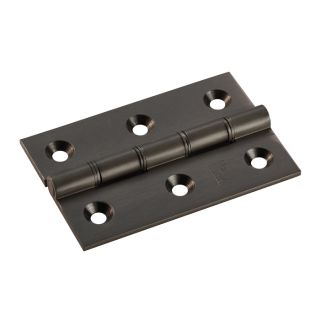  3 x 2 x 2.5mm Florentine  Bronze Washered Brass Hinge