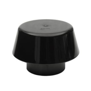 BS497 110mm SOIL EXTRACT COWL BLACK Mushroom