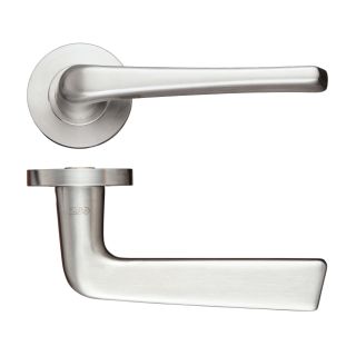 Stainless Steel Lever on Push on Rose