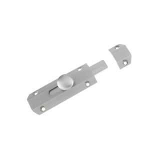 Architectural Surface Bolt 4  Satin Chrome