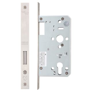 ZOO Din Deadlock Lock 60mm Backset SS