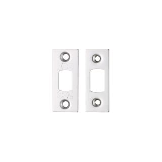 Zoo H/Duty Deadbolt Face Plate & Strike Polished S/Steel