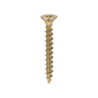 5 X 40MM SOLO SINGLE THREAD    POZI CSK YELLOW SCREWS 200/bx