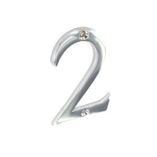 75mm Chrome Numeral no 2
