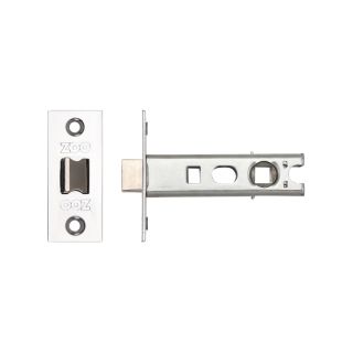 3 Bolt Through Tubular Latch 76mm POLISHED S/STEEL