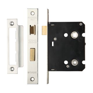  Bathroom Lock 3 Satin