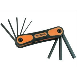Faithfull Folding Hex Key Set (8) Metric