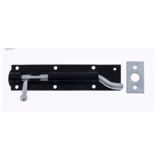 BLK 152mm NECKED TOWER BOLT J93080
