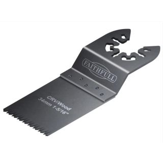Faithfull Flush Cut Wood Blade Side Set 34mm