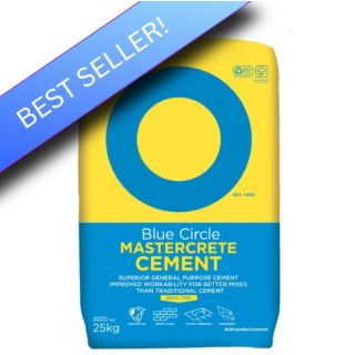 Blue Circle Mastercrete Cement 25kg Plastic Bag