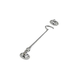 8 Brass Cabin Hook - Chrome Plated