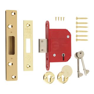 Era Fortress Deadlock 2 1/2 Brass (2 Keyed)