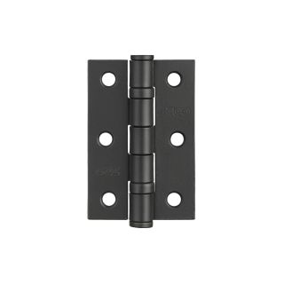  3   X 2   Ball Bearing Hinge  Powder Coated Black