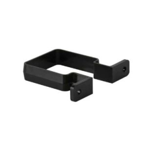 BR507 SQUARE DOWNPIPE CLIP BLACK 65mm