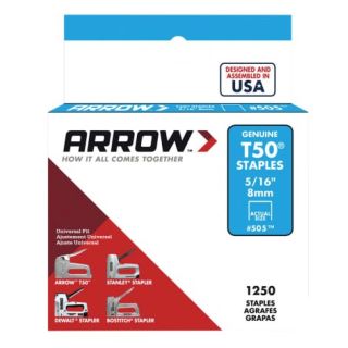 ARROW E   STAPLES  8MM  (1250) TAC0346