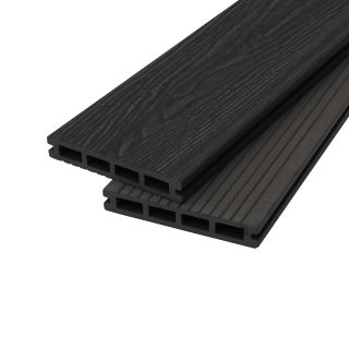 Rustique Cinder - BLACK - Composite Deck Board - 3.6mtr x 140mm