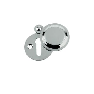 Victorian Escutcheon - Covered Chrome Plated 32mm