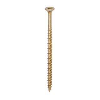 5 X 90MM SOLO SINGLE THREAD    POZI CSK YELLOW SCREWS 100/bx