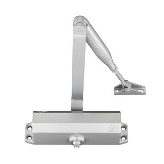 Zoo Vier Door Closer Silver Fixed Size 3