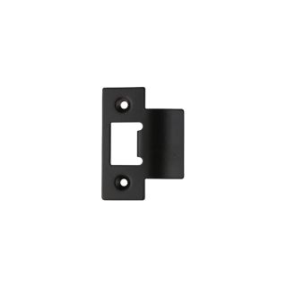 Zoo Extended Strike Plate for  Heavy Duty Latch Black