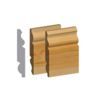 25mm x 75mm OGEE ARCH 5TH REDWOOD (DONALDSON PATT)