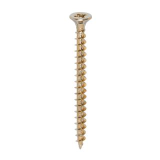 5 X 60MM SOLO SINGLE THREAD    POZI CSK YELLOW SCREWS 200/bx
