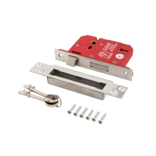NP 64mm 2.5 5LEVER MORTICE SASHLOCK J73041