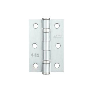 Zoo 75mm x 50mm Satin Stainless Steel Ball Bearing Hinges