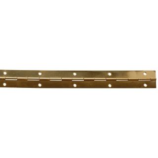  Brass Plated 1 1/4  Piano Hinge