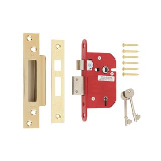  Era Fortress Sashlock 2 1/2 Brass (2 Keys)
