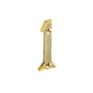 75mm Brass Numeral no 1