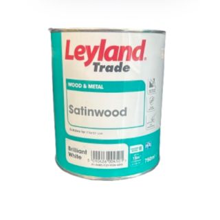0.75LT LEYLAND BRILL WHITE SATINWOOD