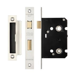 Bathroom Lock 2.5 Satin