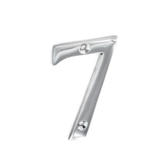 75mm Chrome Numeral no 7