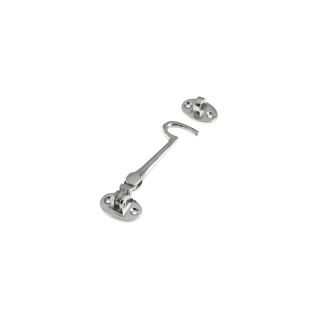 4 Brass Cabin Hook - Chrome Plated