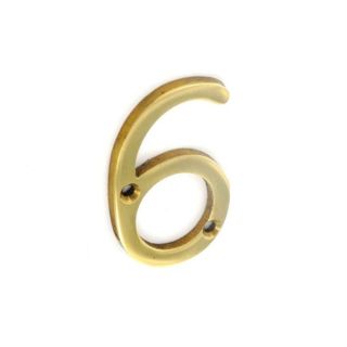 75mm Brass Numeral no 6/9