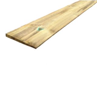 EX 22mm x 125mm x 1.8M GREEN TANALISED FEATHEREDGE FSC