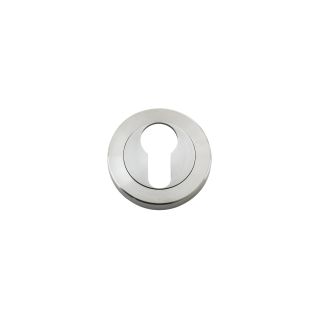Euro Profile Escutcheon Satin  Stainless Steel (screw on)